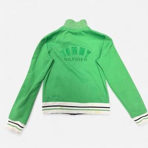 Tommy Hilfiger Green bomber zip up Jacket